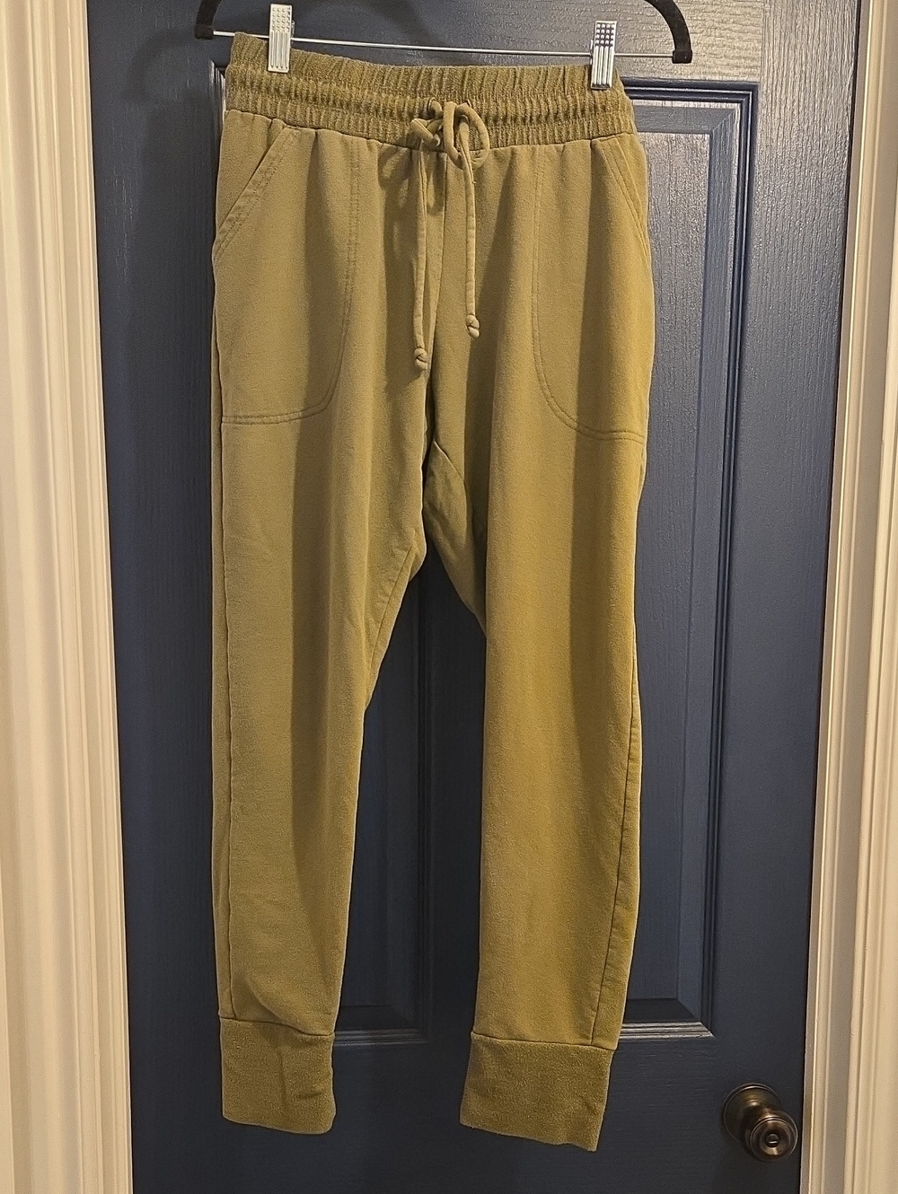Olive Green Women's Drawstring Jogger Pants
